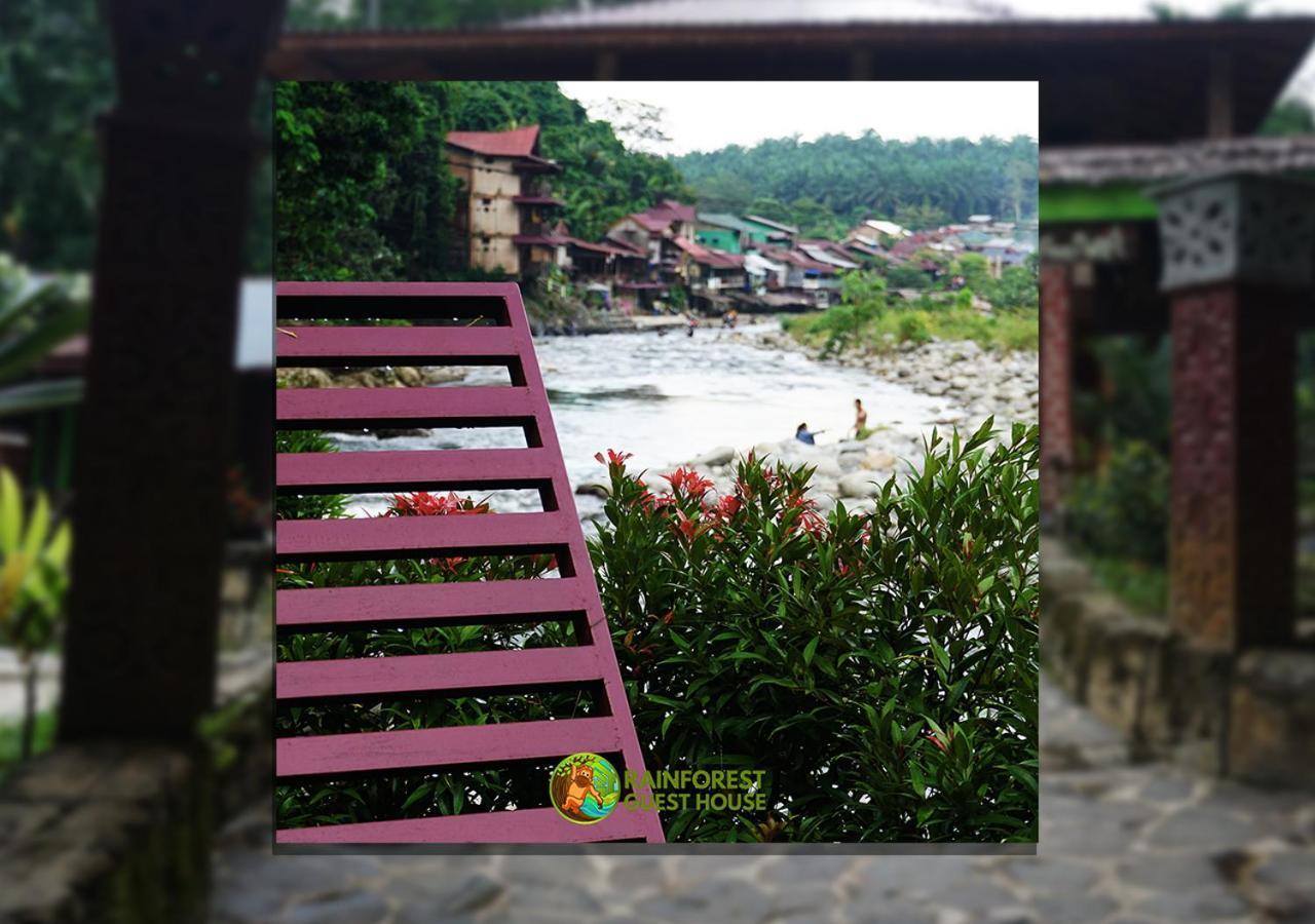 Rain Forest Guest House And Jungle Trekking Bukit Lawang Exterior foto