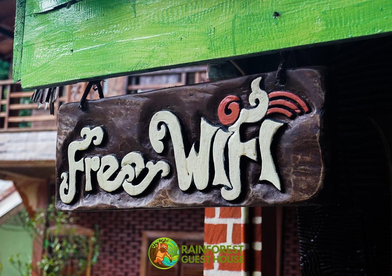 Rain Forest Guest House Bukit Lawang Exterior foto