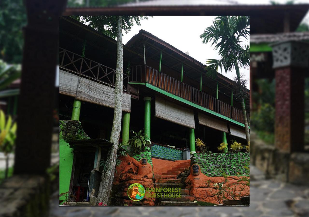 Rain Forest Guest House And Jungle Trekking Bukit Lawang Exterior foto