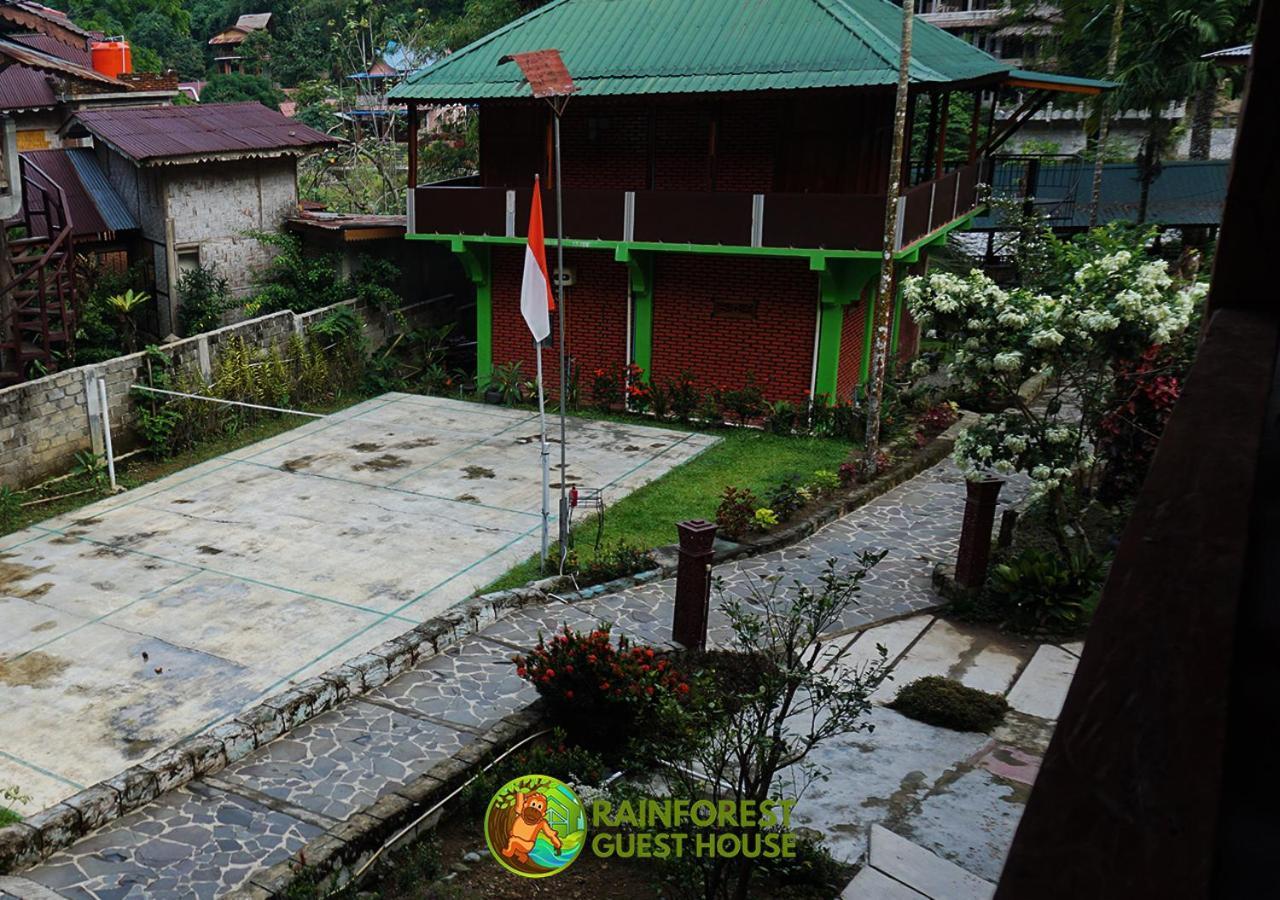 Rain Forest Guest House And Jungle Trekking Bukit Lawang Exterior foto
