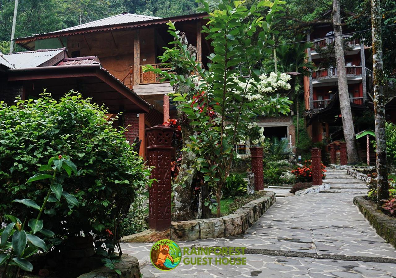 Rain Forest Guest House And Jungle Trekking Bukit Lawang Exterior foto