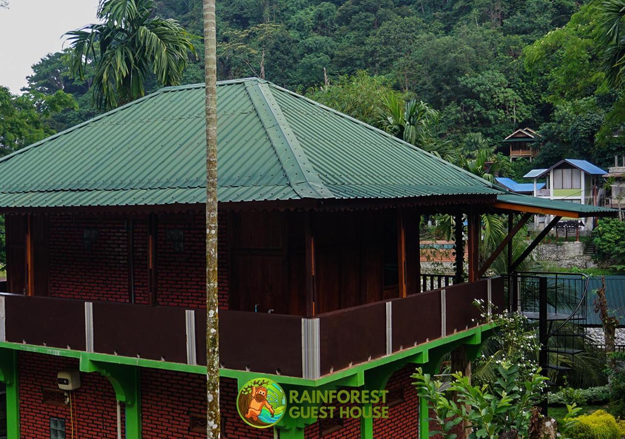 Rain Forest Guest House And Jungle Trekking Bukit Lawang Exterior foto